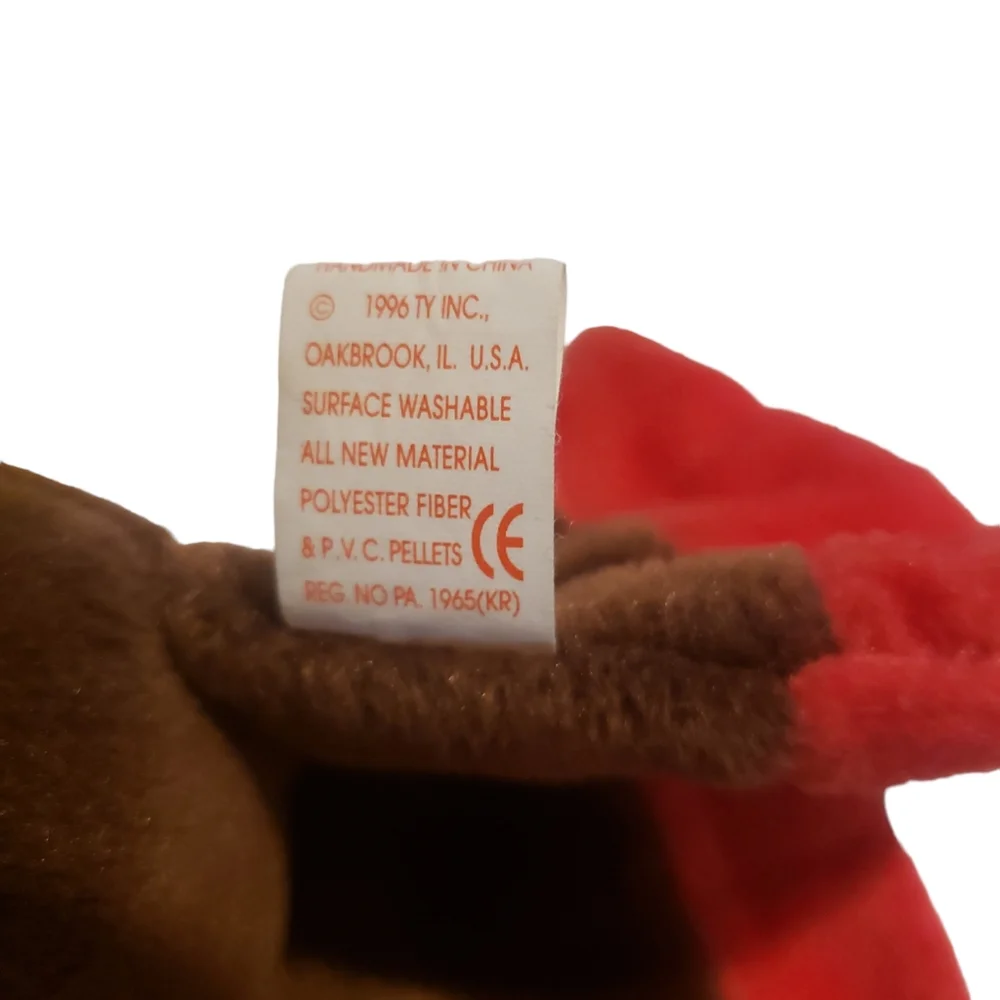 Vintage Ty Beanie Baby Gobbles The Turkey - Picture 5 of 7